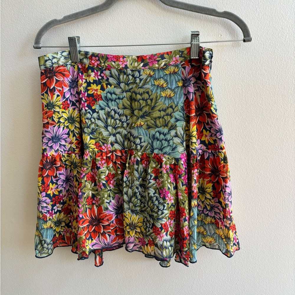 Urban Outfitters Floral A-Line Skirt - Multicolor